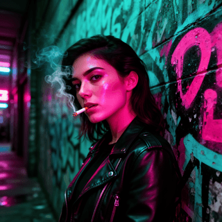 Streetwear poster generated with FunAI